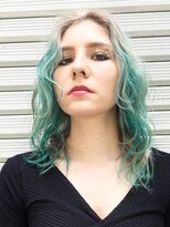 アルバム 銀座(ALBUM GINZA) 海外風ウエーブスタイル_ココアブラウンフリンジウェーブ_97703