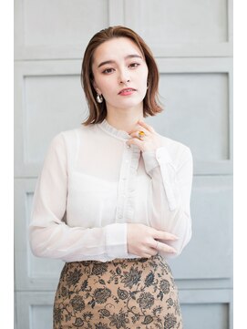 トティア 堀江(Totia) 【Totia堀江】クール外ハネボブ×ココアベージュ