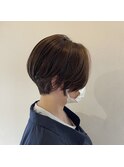 シンプルショート「ブリーチ/ハイライト/髪質改善/金沢文庫駅」