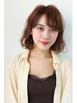 エクリフルール(equri fleur) 【イルミナカラー】ゆるふわボブ×こっくりブラウン