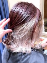 マハロ(mahalo) テラコッタ×ホワイトカラー ＊【インナーカラー/千葉】