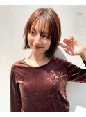 外はねミディアムボブ