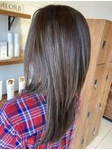 ハイライトアッシュロング