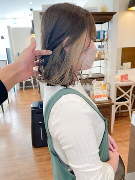 カヌレ 金沢文庫店 【金沢文庫】【学割U24】セクションカラー/ミルクティーベージュ