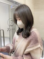 ジーナ 天神西通り(Zina) [Zina西通り]髪質改善/グレージュカラー/艶髪/顔周りカット