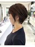 大人ショート/ひし形ショート/白髪ぼかし髪質改善30代40代50代