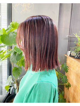 ルーシーバイパム 恵比寿(Lucy by PAM.) コーラルピンクボブ