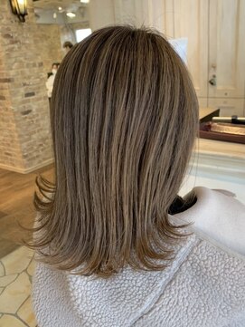 シャル 相模大野(shalu) 【村上】20代30代 細めハイライトベージュ≪shalu相模大野≫