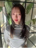 ◎韓国ヘアー顔周りレイヤーおくれ毛前髪東区松崎