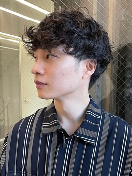 インセプション 銀座(INCEPTION) マッシュパーマ/スペインカールニュアンスパーマ/ダークアッシュ