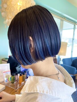 ヘアラウンジ アングゥ(hair lounge ungu) ハイライトブルー