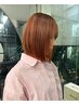 ケアカラー＋カット　￥11000
