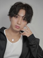 ノーリミット(No Limit)&nbsp;無造作質感×センターパート/梅田/大阪/ツイスパ/波巻きパーマ