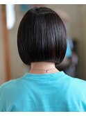 切りっぱなしボブ