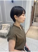 ショート/黒髪ショート/30代ショート/40代ショート/髪質改善銀座