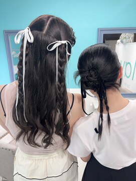 ドットハリス(.Hallis) ヘアセット　ヘアメ　韓国ヘア　ヘアアレンジ