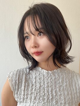 ロンドミラー 博多店(Lond Mirror) 10代20代切りっぱなしボブショートヘアくびれボブ天神大名