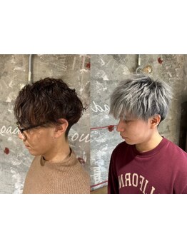ゆるふわスタイル◎オススメ★【メンズカット+デザインパーマ+TR￥9000】池袋西口4分・池袋北口3分★