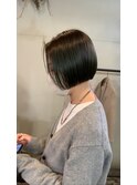 モスグリーン×ミニボブ!