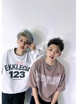 メンズサロン キング 梅田店(Men’s salon K!ng) 波巻きツイストスパイラルパーマ/フェザーパーマ/眉毛/メンズ