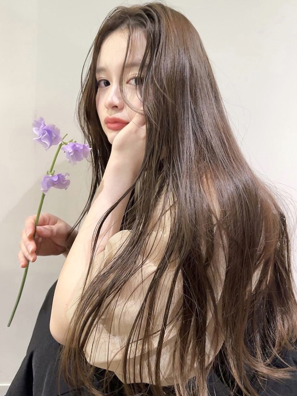 艶髪ロング/ピンクベージュ/表参道