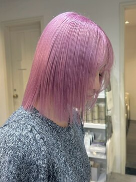 ベレーザ 渋谷神南(Beleza) 13118ブリーチ&インナーカラーホワイトブロンドホワイトピンク