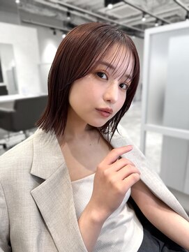 キートス(Kiitos) ★20代30代40代ボブくすみベージュ大阪梅田似合わせ