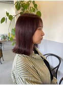 ラベンダーベージュ/外ハネミディアム