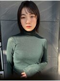 【MINX】くびれヘア＋くすみベージュハイライトカラー_表参道