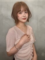 ロンドプロフィール 浦和(Lond profil) イメチェン ボブ 外ハネボブ 美髪 ホワイトブロンド 韓国