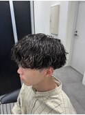 波巻きパーマ