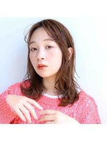 ロッソ ヘアアンドスパ 北千住店(Rosso Hair&SPA) ニュアンスセミロング【北千住】