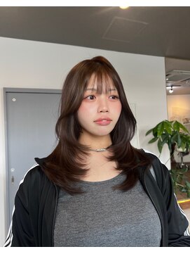 ヨム(YOMU) 【秋仕様】マロンブラウンにレイヤー