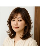 スープレックス ヘアーデザイン(SOUPREX HAIR DESIGN)&nbsp;ミセスナチュラル　ミディアムボブ　20代 30代 40代 50代 60代