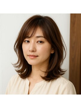 スープレックス ヘアーデザイン(SOUPREX HAIR DESIGN) ミセスナチュラル　ミディアムボブ　20代 30代 40代 50代 60代