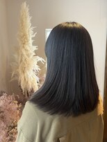 レオ 幸手(Leo)&nbsp;20代30代大人美人小顔ブリーチなし韓国ヘアアッシュブラック