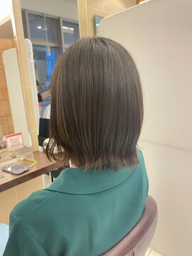 髪質改善/顔周りレイヤーカット/グレージュ[千葉/千葉駅]