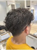 メンズ　リバーススパイラルパーマ