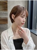 大人フレンチショートボブ丸み丸顔絶壁ひし形レイヤーK20260322
