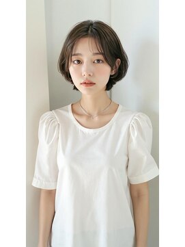 アーツ 茅ヶ崎(arts) ショートカット20代30代40代前髪あり面長丸顔ショートボブ