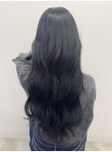 黒髪ロング