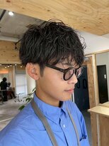 クオル キャスト 熊本(QOL×cast)&nbsp;ソフトシャドウパーマ無造作マッシュ