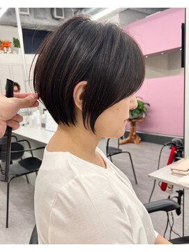 ゴカン バイ ジル ブラン 名古屋(Gokan by JIL BLAN) ハイライトバレイヤージュダブルカラーショートカット30代40代