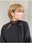 ハンサムショート/丸みショートボブ/20代30代40代50代/顔周り