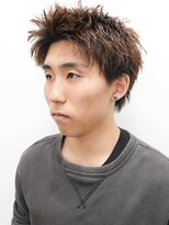 ヨファ ヘアー 芦屋店(YOFA hair)&nbsp;メンズカットアップバングスパイキーショート0504
