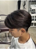 毛流れセンターパート