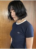 フレンチボブパーマ　デジタルパーマ