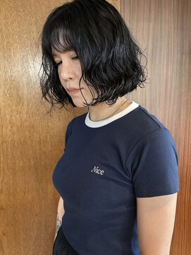 ヨロヘアー(YOLO hair) フレンチボブパーマ デジタルパーマ