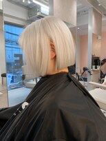 ペレ 原宿(PELE)&nbsp;ダークパープルナチュラルショート夏のヘアアレンジ原宿