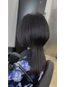 【クセ系改善　広がり・うねり解決】 ウルフカット＋髪質改善酸性ストレート